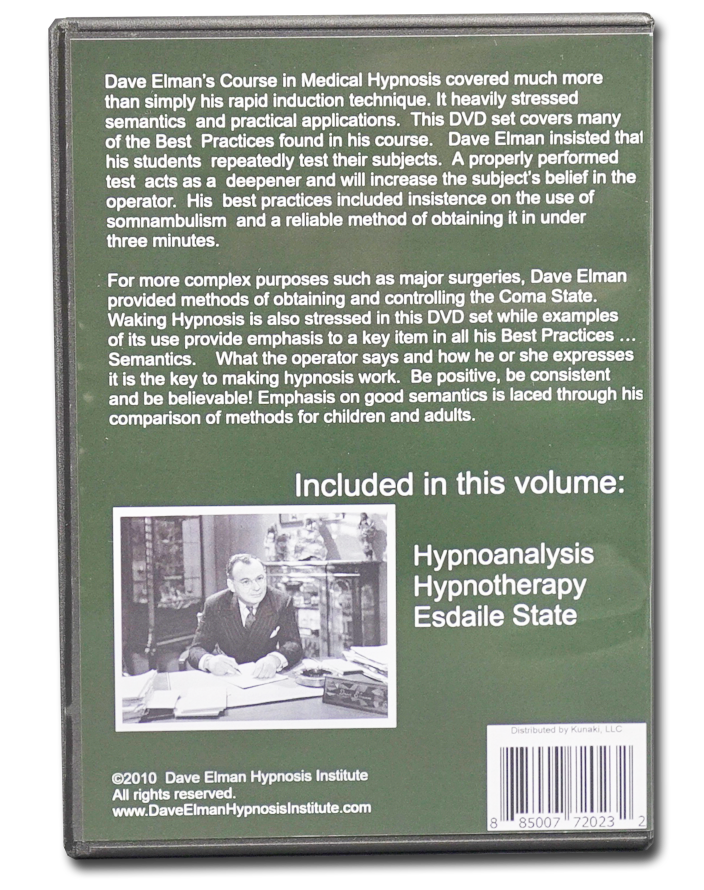 HYPNOSIS Best Practices of Dave Elman (4 DVD Set or Flash Drive Version) - Image 2