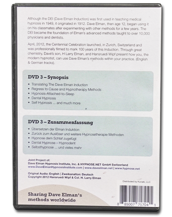 Dave Elman Induction Centennial Celebration *1912-2012* (4 DVD Set or Flash Drive Version) - Image 7