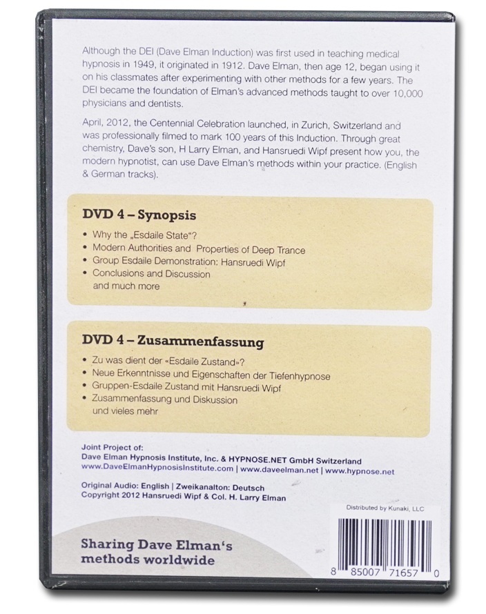 Dave Elman Induction Centennial Celebration *1912-2012* (4 DVD Set or Flash Drive Version) - Image 6